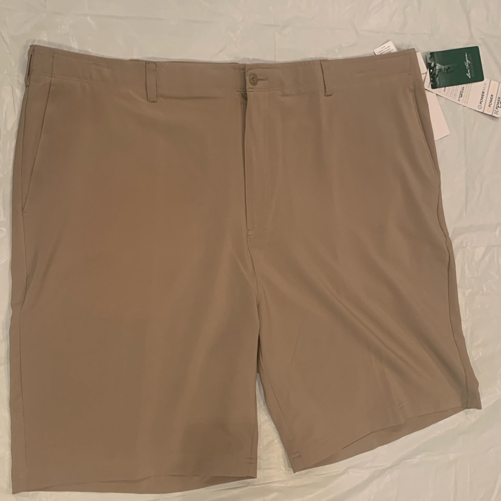 Ben Hogan Performance Stretch Men's Tan Shorts 46x10 Golf/Quick Dry